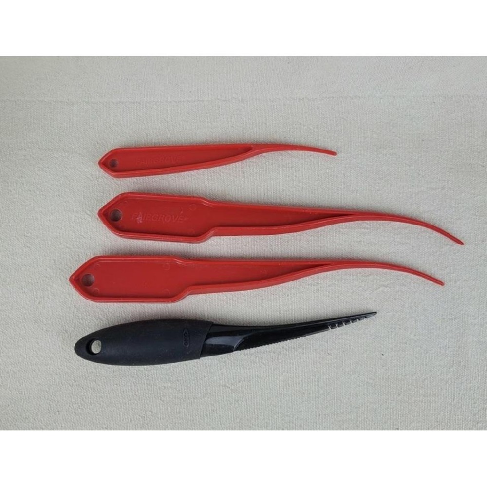 Shrimp Peeler Deveiner Cleaner Tools 4 total